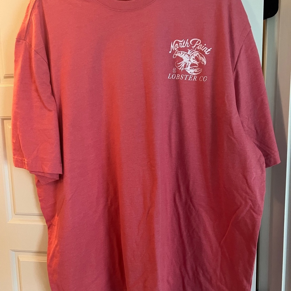 Izod Saltwater Coral Tee 2XB - Picture 4 of 4